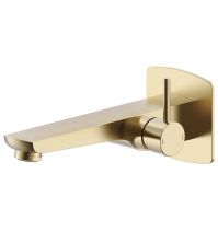 Смеситель для раковины встраиваемый WONZON & WOGHAND, Брашированное золото (WW-88869031-1-BG)