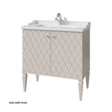 Caprigo Тумба с раковиной ROMA 80 см, светло бежевая