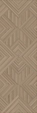 Плитка настенная Kerama Marazzi Ламбро, 400х1200 коричневый, структурированная 14039R