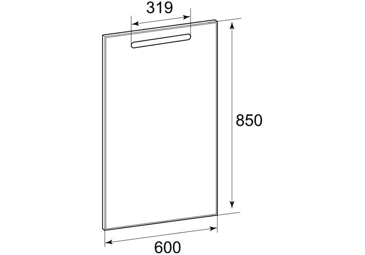 Приобрести зеркало с подсветкой roca the gap 60 см z.ru93.0.268.8
