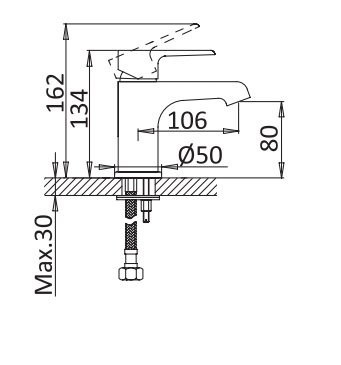 Приобрести cezares смеситель для раковины nautic, хром nautic-ls1-01-w0