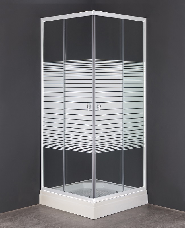 Приобрести loranto душевое ограждение 90х90х195, поддон 13 см (cs-8024s)
