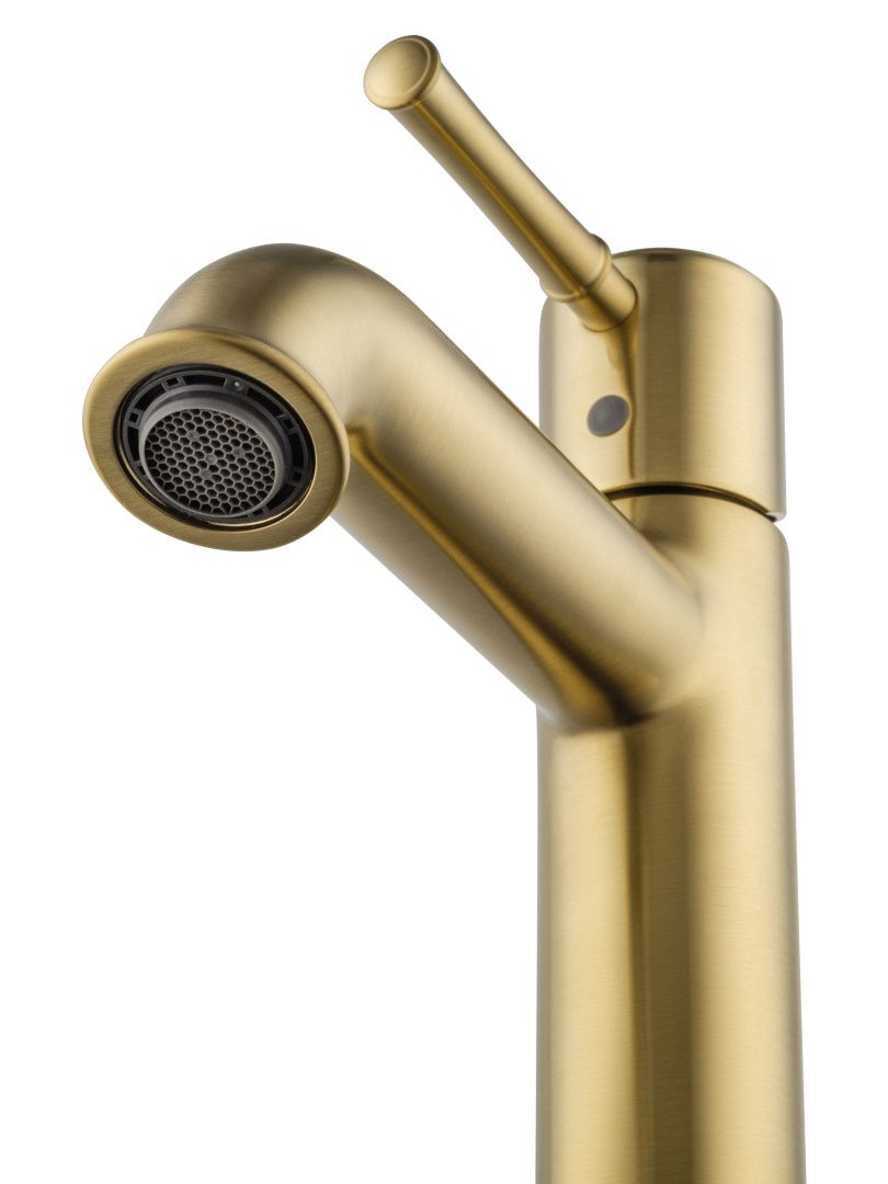 Приобрести смеситель для раковины wonzon & woghand tor, брашированное золото (ww-88018073-bg)