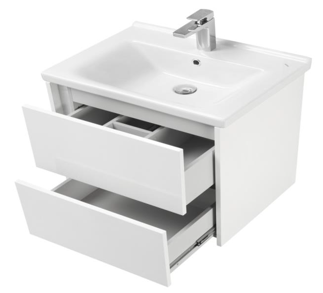 Приобрести тумба подвесная акватон стоун 60 см, белая