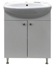 Loranto Тумба напольная с раковиной Моника New 55 55х83 см, белая (CS00076239)