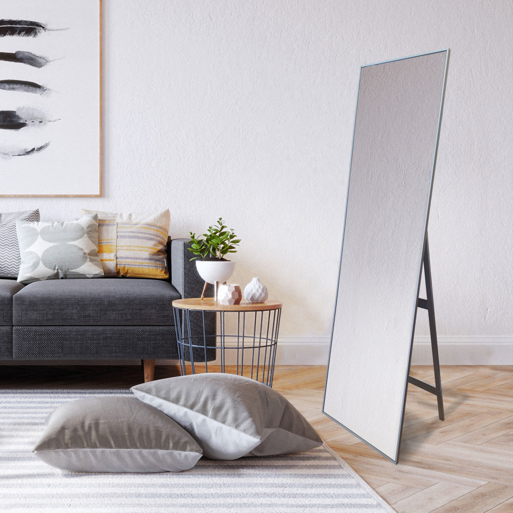 Приобрести azario зеркало монреаль 60х150 см, напольное, алюминиевый профиль фр-00001407