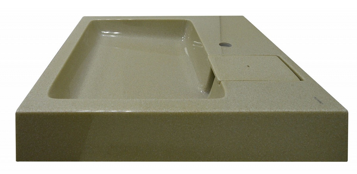 Приобрести azario раковина над стиральной машиной monako 60х60 см, бежевая cs00079880