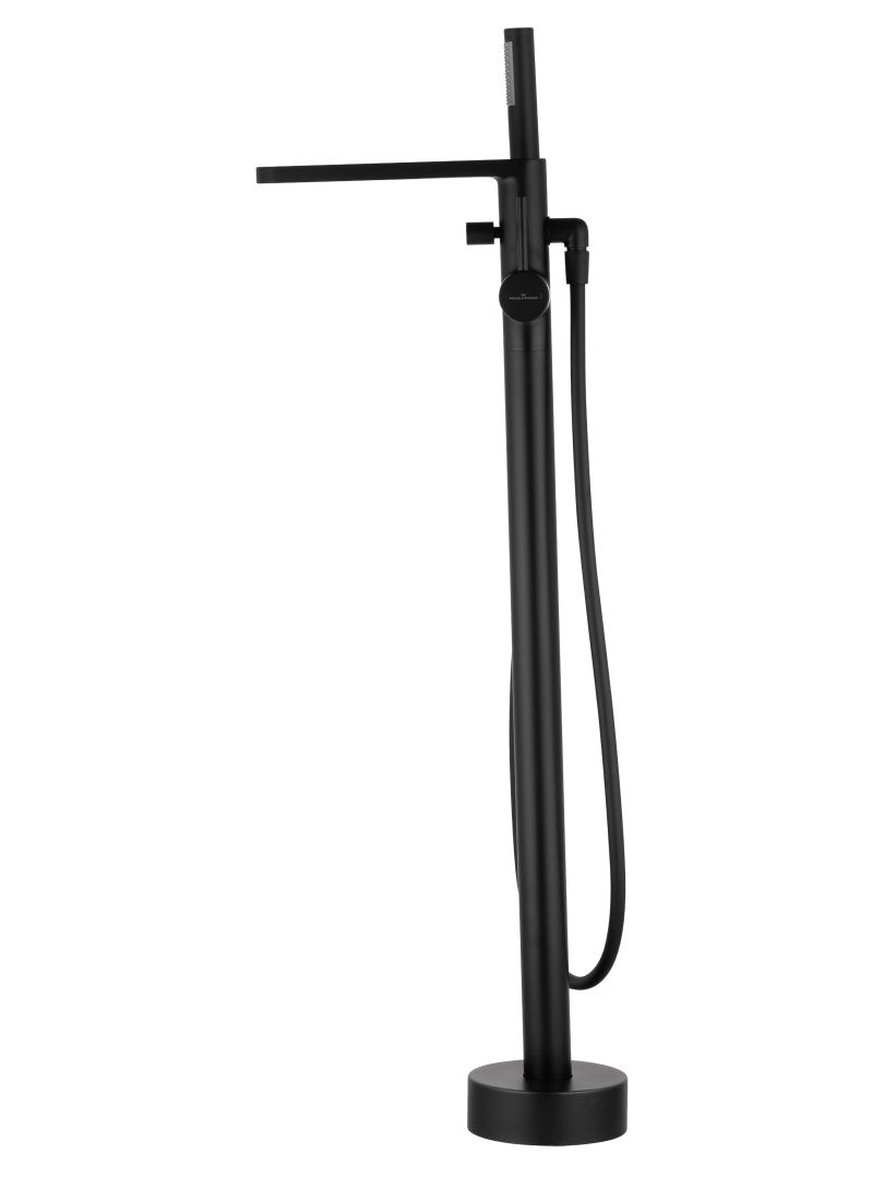 Приобрести смесители напольные для ванн и раковин wonzon & woghand stick, черный матовый (ww-88649901-mb)