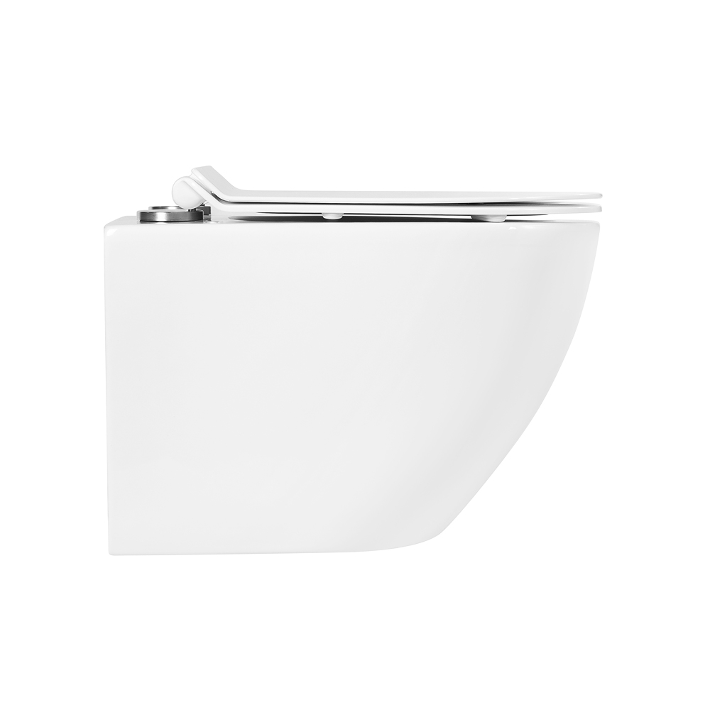 Приобрести belbagno унитаз безободковый подвесной sfera-r с сиденьем дюропласт, микролифт, белый bb046chr/bb2111sc