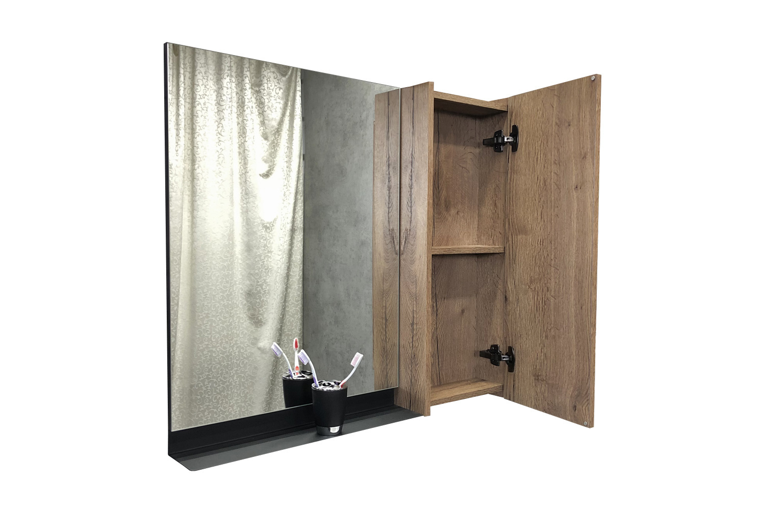 Приобрести сomforty зеркало-шкаф "кёльн-90", дуб темный