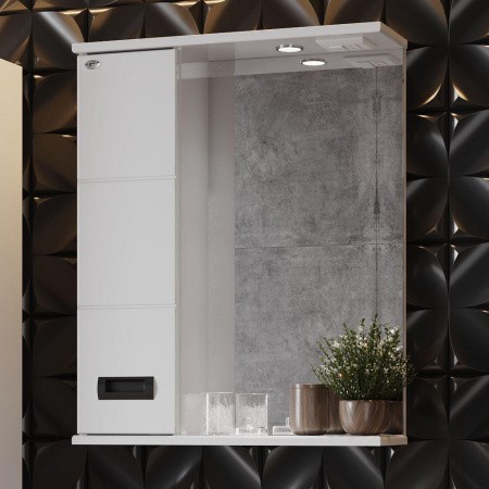 Приобрести onika зеркало шкаф балтика black 58х71см, 205848