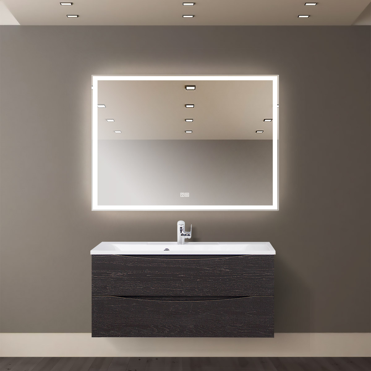 Приобрести belbagno зеркало 110х80 см spc-grt-1100-800-led-tch-warm