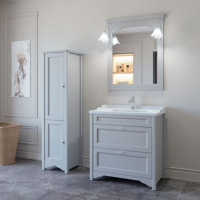 Приобрести caprigo тумба с раковиной preston 80 см, стилл