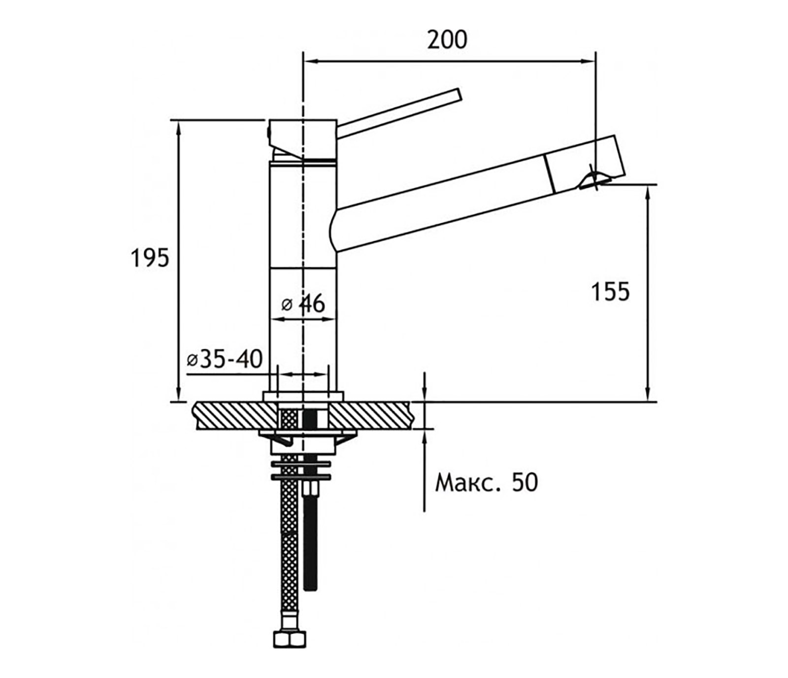 Приобрести смеситель для кухни timo saona 2303f jasmine