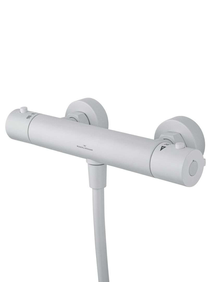 Приобрести смеситель для душа с термостатом wonzon & woghand inn 3, белый матовый (ww-b2065-a-mw)