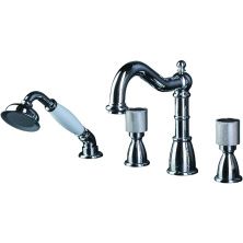 Boheme Смеситель для ванны Royale Cristal, хром\кристаллы 396-Royal/CRST black