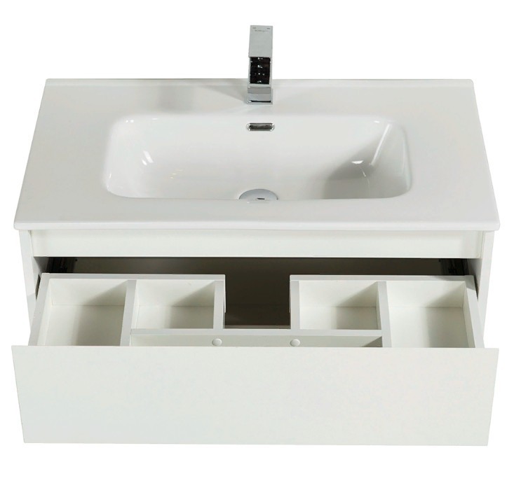 Приобрести тумба подвесная с раковиной belbagno kraft-900-2c-so-bo 90 см, bianco opaco