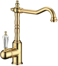 Boheme Смеситель для кухни Tradizionale, золото\кристаллы 102-SW
