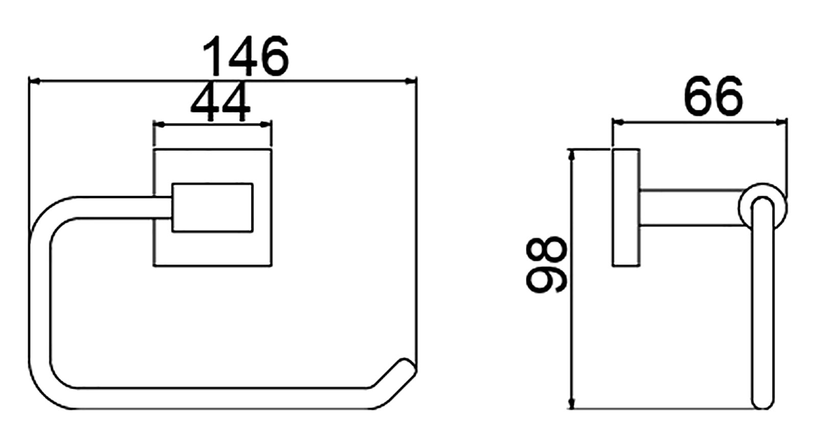 Приобрести держатели для туалетной бумаги timo selene 12041/03 черный
