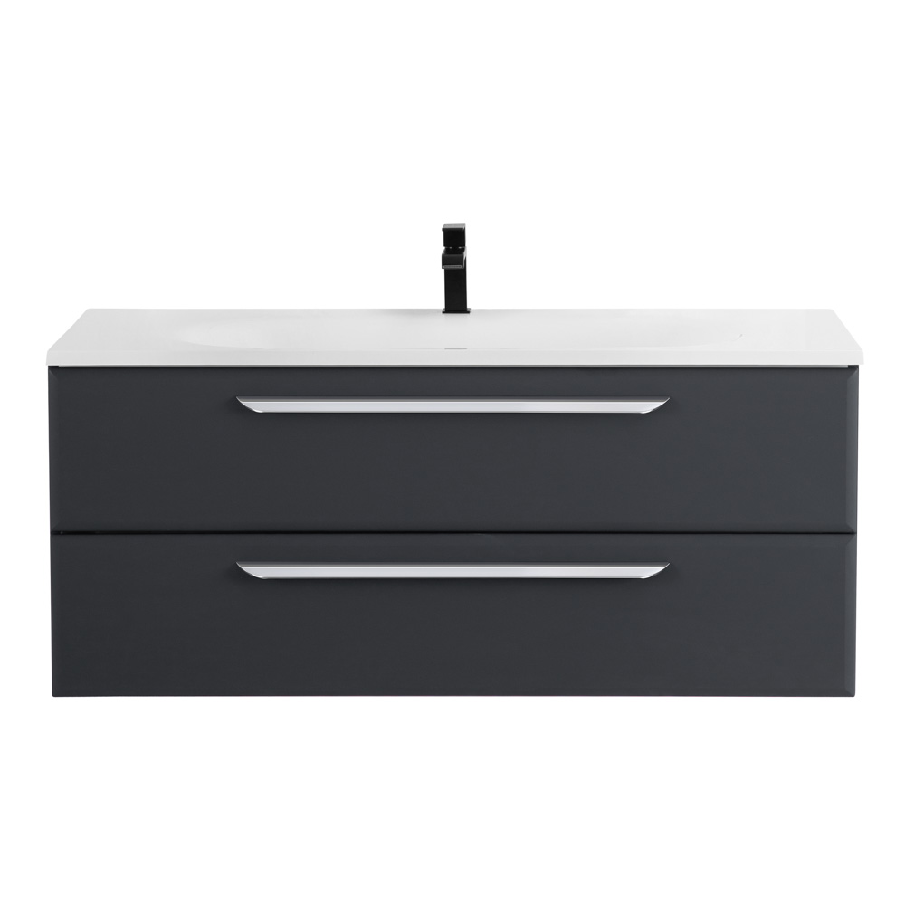 Приобрести cezares тумба подвесная с раковиной eco 120 см grafito, графит eco-1200-2c-so-gr-p