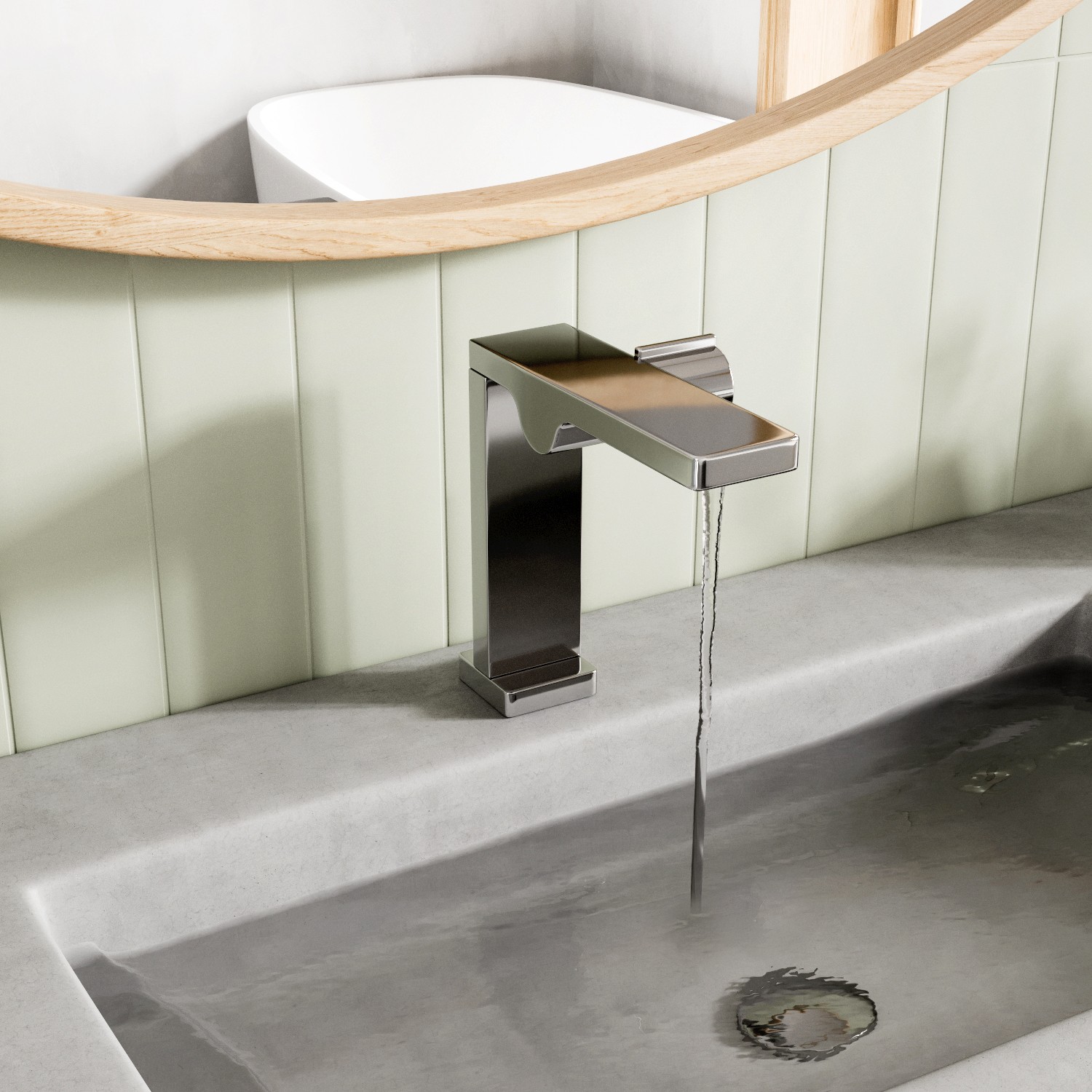 Приобрести wasserkraft смеситель для раковины alme 1510, хром