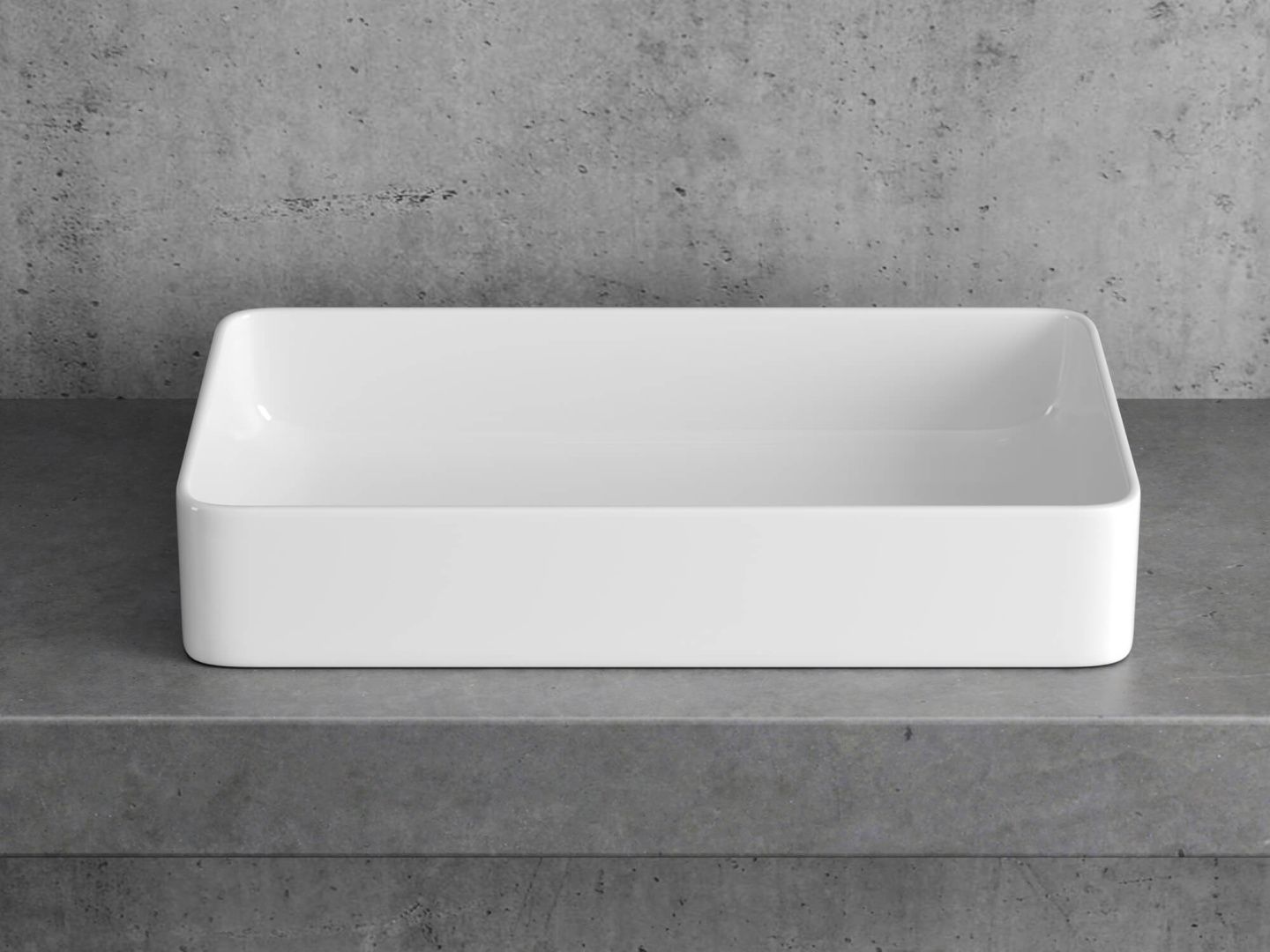 Приобрести hayzburg накладная раковина чаша 61х35 см, белая hb-0038