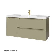 Caprigo Тумба с раковиной TERMIN-Smalty 120 см, левая, зеленая, эмаль