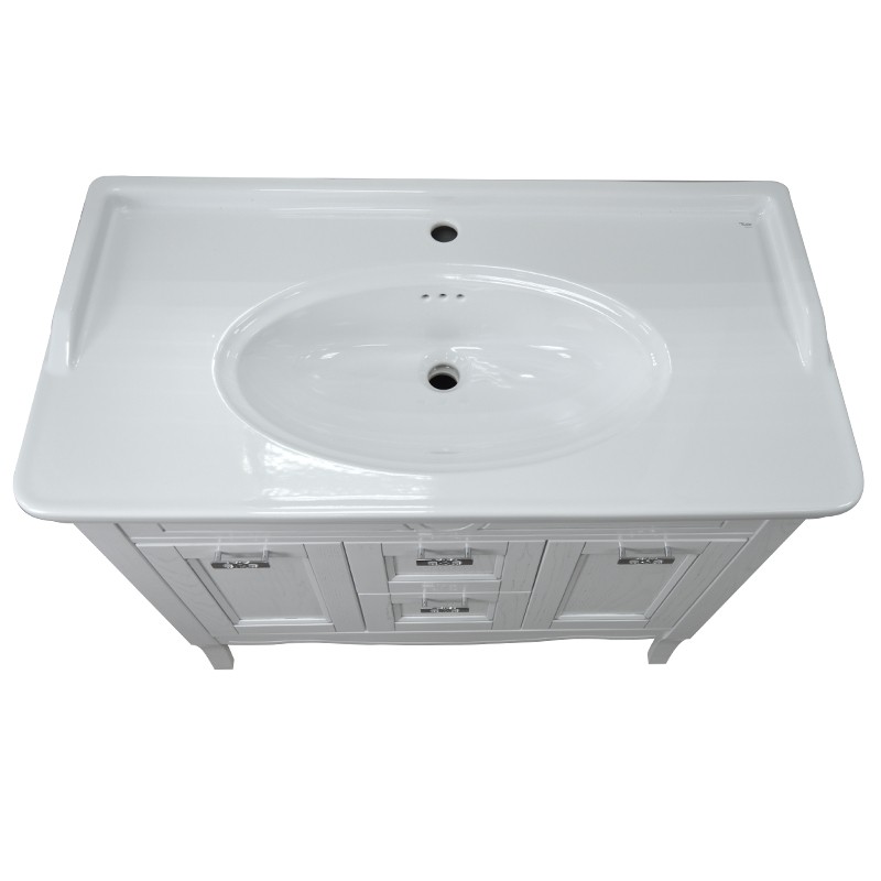 Приобрести azario тумба напольная с раковиной carolina 100-4, 100см. серебро cs00069426