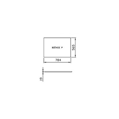 Приобрести торцевая панель для ванны ravak city 80 см x000001067 r