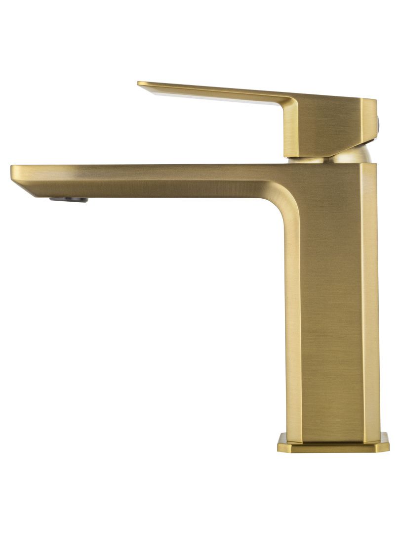 Приобрести смеситель для раковины wonzon & woghand diamond, брашированное золото (ww-88139011-bg)