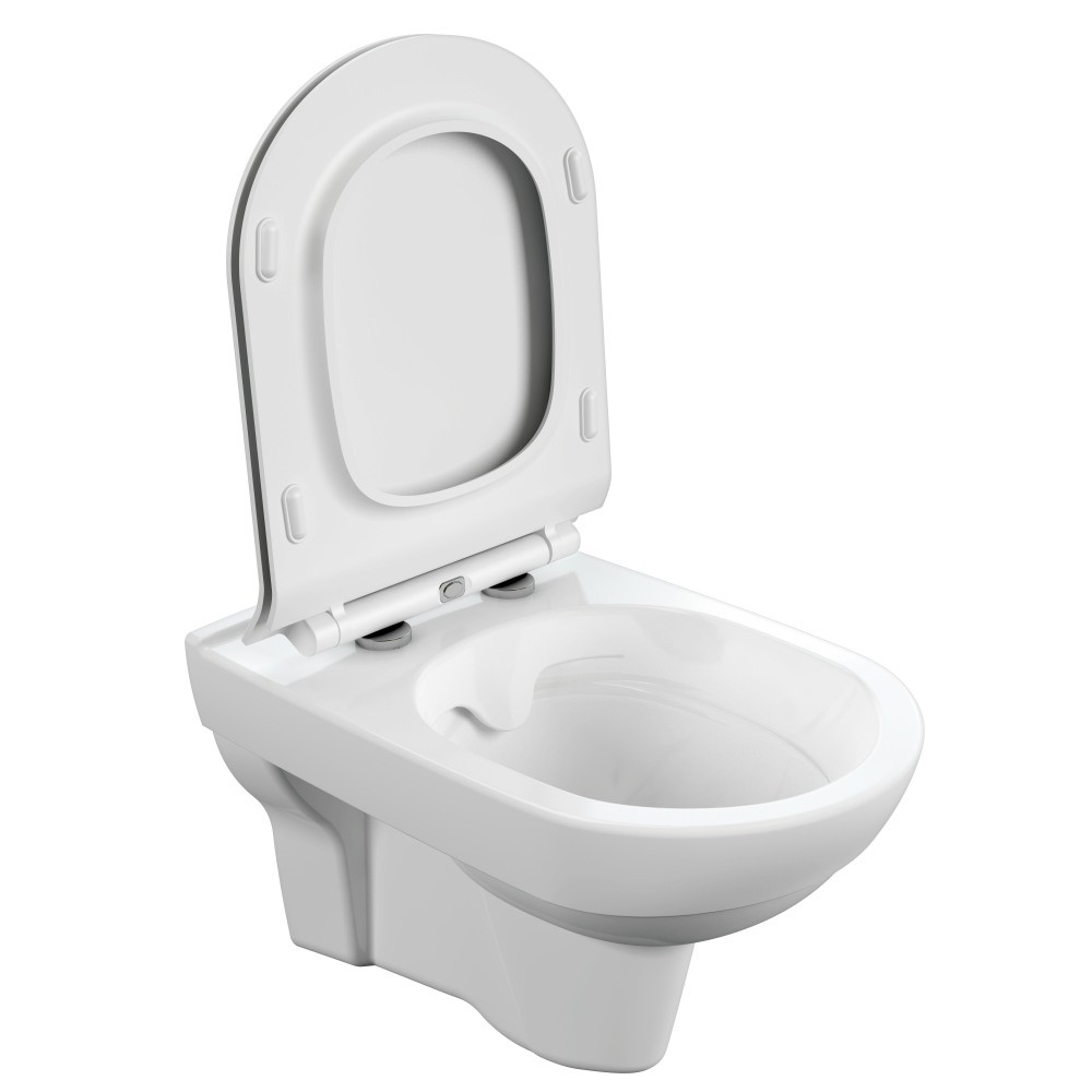 Приобрести подвесной унитаз cersanit city new clean on с крышкой дюропласт