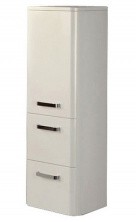 Полу пенал подвесной Акватон Америна 35 см, цвет белый глянец