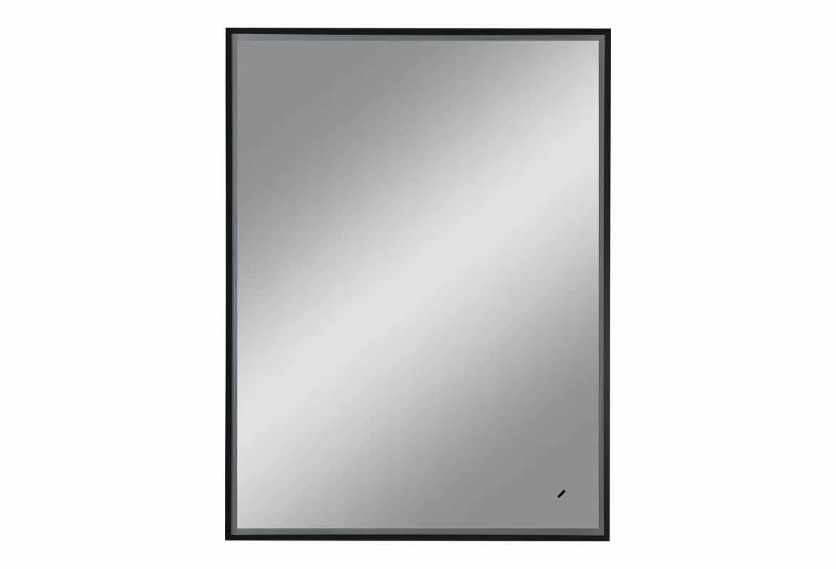 Приобрести continent зеркало с подсветкой stage black 60х80 см, черное