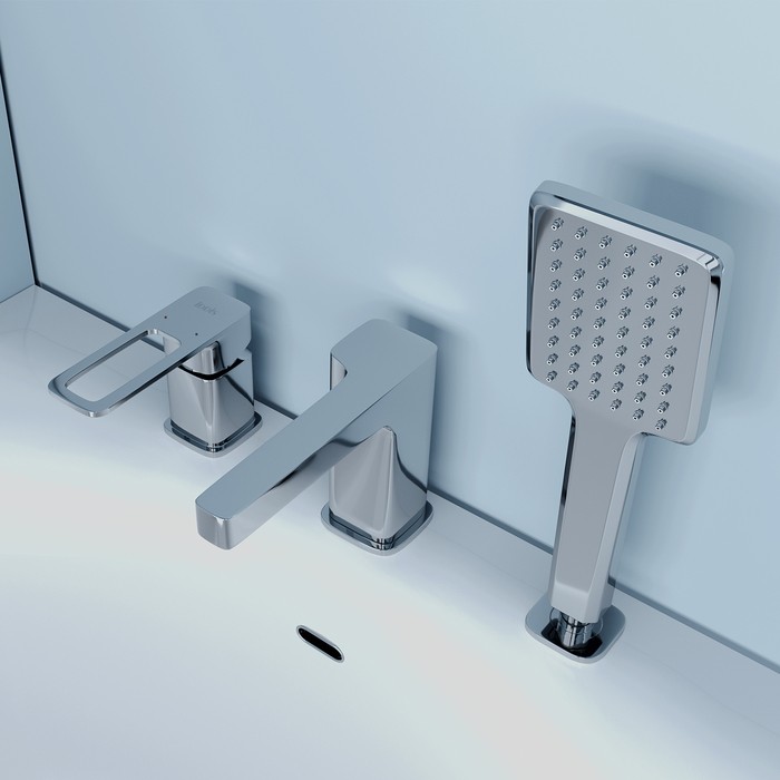 Приобрести iddis смеситель на борт ванны slide, 3 -отверстия, хром slisb30i07