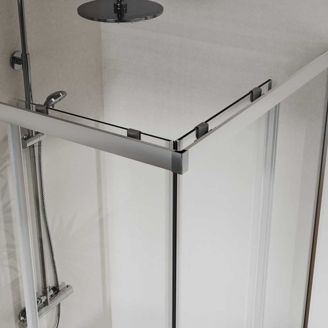 Приобрести vincea душевое ограждение city 80х80 см, прозрачное, хром vss-5ct800cl