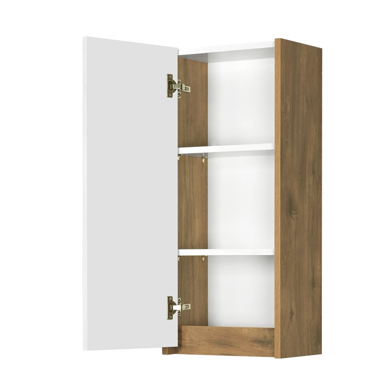 Приобрести акватон шкаф одностворчатый сканди белый, дуб рустикальный