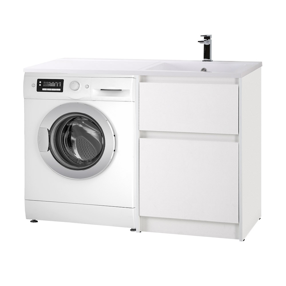 Приобрести belbagno тумба с раковиной kraft 120 см, напольная kraft-lvd-58/120-r bianco opaco, белая раковина