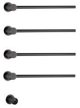 Полотенцесушитель электрический встраиваемый WONZON & WOGHAND HAMBURG, Темный графит (WW-AL314-GM)