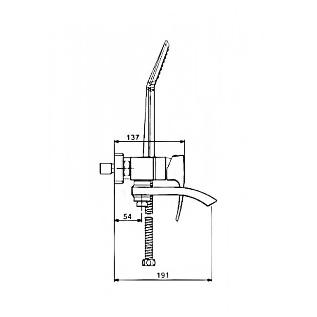 Приобрести gappo смеситель для ванны и душа g3207-6, черный матовый 29423