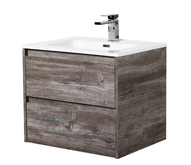 Приобрести тумба подвесная с раковиной belbagno kraft-700-2c-so-pp 70 см, pino pasadena