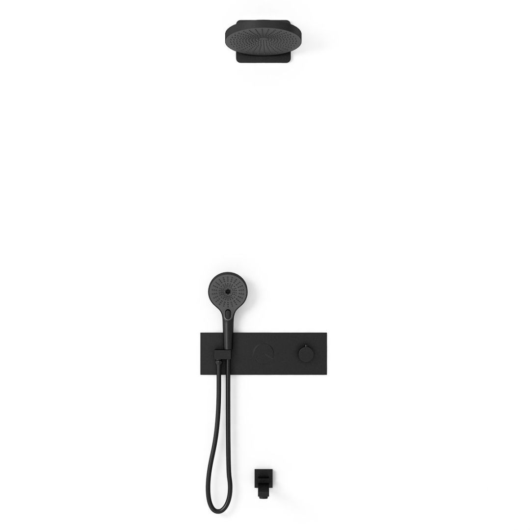 Приобрести vincea встраиваемая душевая система, черная матовая vsfw-432ti1mb