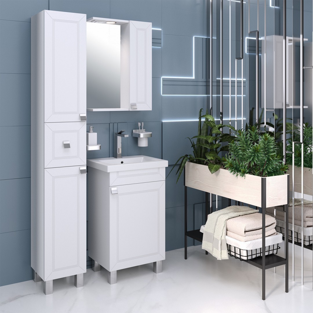 Приобрести шкаф-пенал напольный ostin 30см. левый