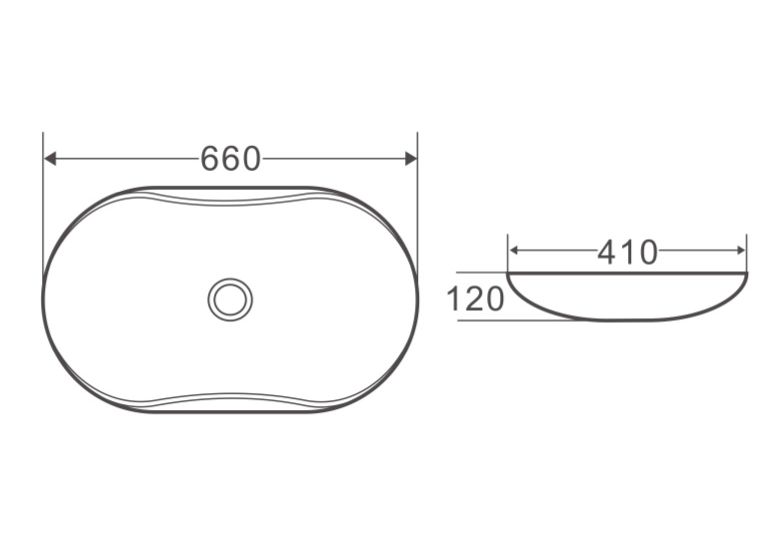 Приобрести раковина-чаша belbagno 66 см bb1334