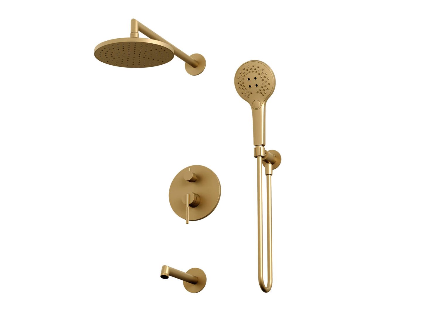 Приобрести hayzburg встраиваемая душевая система, матовое золото hb-4001bg