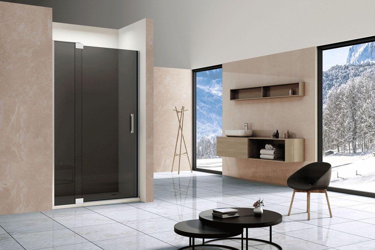 Приобрести vincea душевая дверь extra 80 см, тонированное, хром vdp-1e8090cg