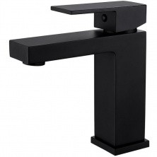 HAIBA Смеситель для раковины 180мм, черный матовый HB10803-7