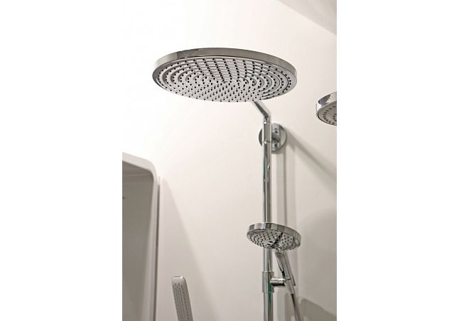 Приобрести душевая система с термостатом hansgrohe raindance select 300 showerpipe 27114000