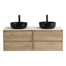 BelBagno Тумба со столешницей KRAFT 140 см, подвесная Rovere Nebrasca Nature