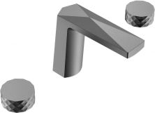 Boheme Смеситель для раковины Venturo, врезной, оружейная сталь 150-GM-DIAMOND