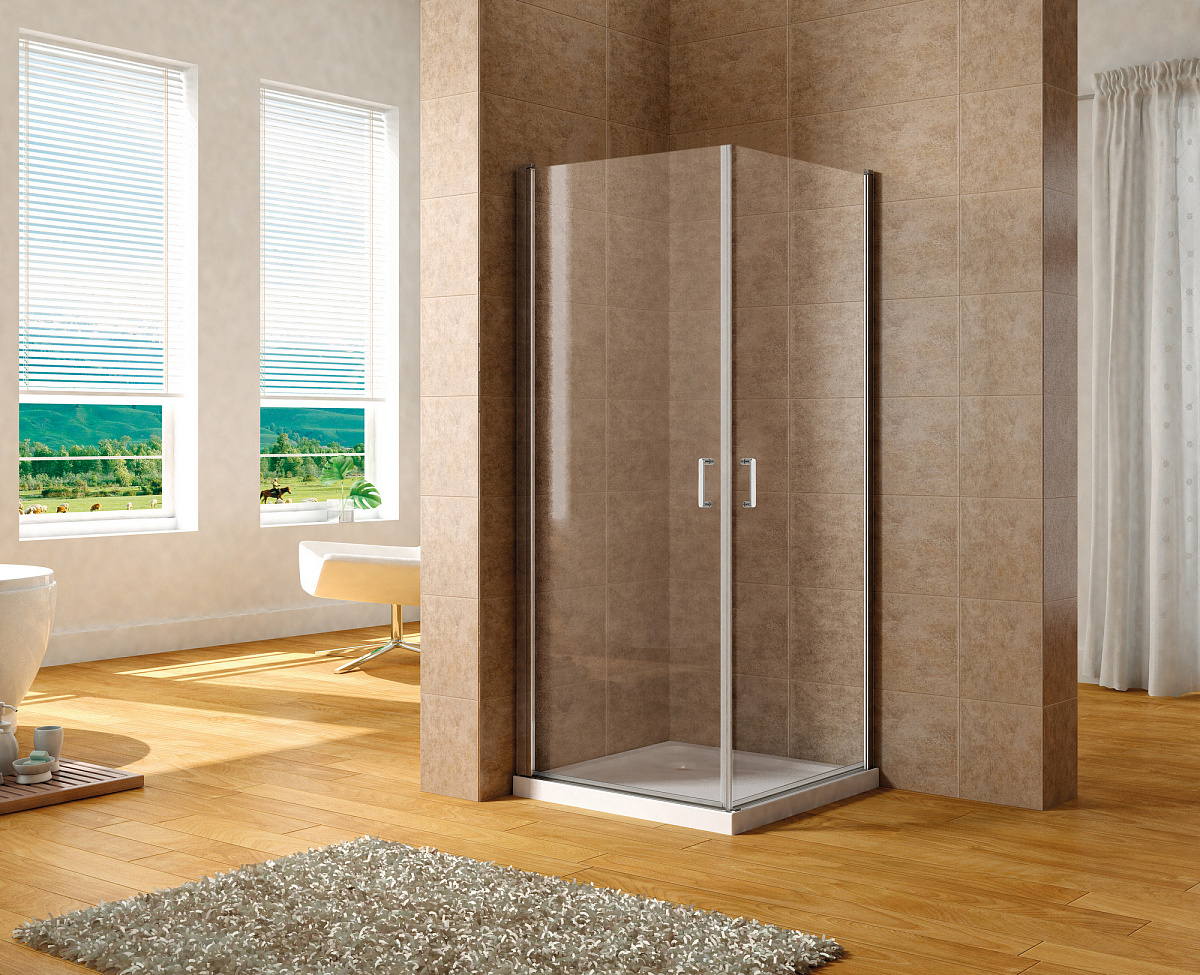Приобрести aquanet душевая дверь cinetic ae12-n-90h190u-ct 900, прозрачное стекло